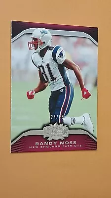 2010-topps Triple Threads-randy Moss Ruby Parallel-/25-patriots • $14.99