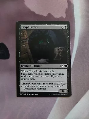 Crypt Lurker MISPRINT Magic The Gathering MTG Card - Miscut Twisted - MISP8 • $4.95