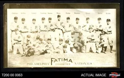 1913 T200 Fatima Teams Philadelphia Nationals Phillies 1.5 - FAIR T200 00 0063 • $440