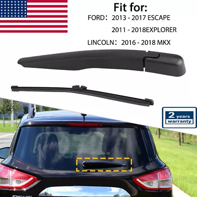 Rear Wiper Arm & Blade For FORD ESCAPE 2013-2017 EXPLORER 2011-2018 High Quality • $10.99