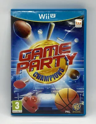 Game Party Champions - Nintendo Wii U Game - Free Post • $9.95