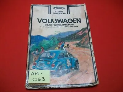 1961-1974 Clymer Volkswagen Beetle Super Beetle & Karmann Ghia Repair Manual • $24.90