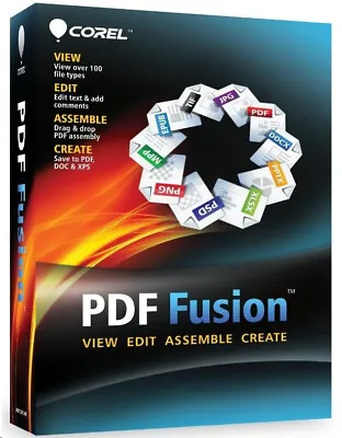 Corel PDF Fusion PDF Editor Software Create Convert Edit Text Lifetime Key • £7.50