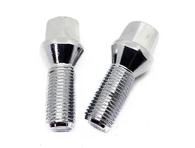 20 14x1.5 28mm Chrome Lug Nut Bolts Porsche 911 Cayman Boxster Cayenne Panamera • $28.99