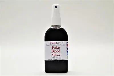 Classikool [100ml Fake Blood Spray] Pump Action Mouth Safe Stage Spooky Makeup • £5.99