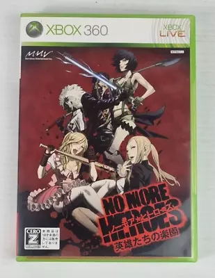 Xbox 360 No More Heroes Of Paradise - Japan Import - NTSC-J - Manual Included • $44.95