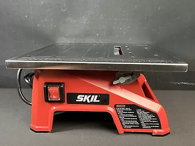 Skil 3540-02 7  Corded Electric Wet Tile Saw W/ Stainless Steel Table Top Used • $61.87