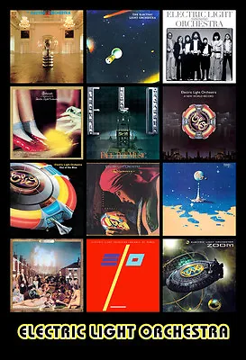 ELECTRIC LIGHT ORCHESTRA Album Discography Magnet (4.5  X 3.5 )  ELO Jeff Lynne • $5.99