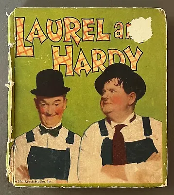 1934 Book: Laurel & Hardy In The Hal Roach Comedies #1316 Saalfield Publishing • £16.07