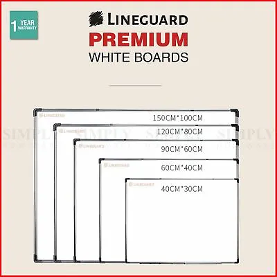 Lineguard Whiteboards Magnetic Office Home Memo Eraser Wall Reminder Message Dry • $16.90