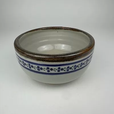 Vintage Xochiquetzal Tonala Mexican Pottery Large 8  Bowl Teresa Duran • $29.95