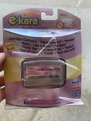 E-Kara Karaoke Cartridge Vol 8 Britney Spears 10 Songs Aaliyah Takara Xavix Diva • $39.95