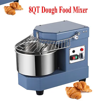 8-QT Dough Food Mixer 450W Commercial Food Mixers Pizza Bakery 60min Timer US • $436.59