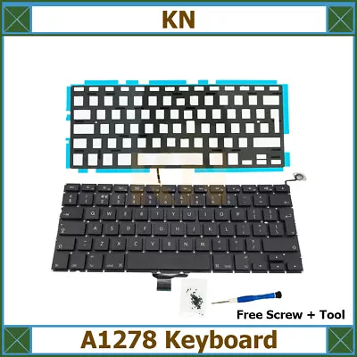 New UK English Keyboard With Backlight For MacBook Pro 13  A1278 2009-2012 Years • $23.05