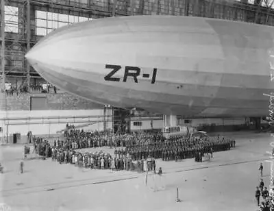 The Christening Of The Us Airship Uss Shenandoah Aviation History Old Photo • $5.79