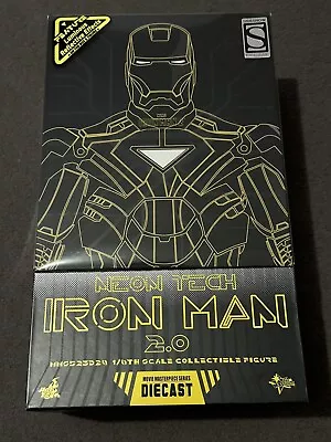 Hot Toys Iron Man 2 – Neon Tech Iron Man 2.0 Action Figure MMS523D29 • $480