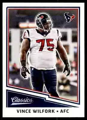 2017 Panini Classics Vince Wilfork #53 Houston Texans • $0.99