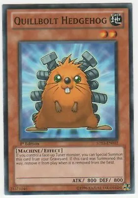 Quillbolt Hedgehog - 5DS3-EN012 - Common - 1st Edition - YuGiOh • £0.99