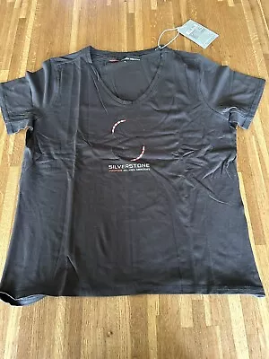 F1 Formula 1 Vodafone McLaren Mercedes Womens Silverstone T-Shirt Black XL BNWT • $23.82