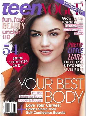 Teen Vogue Magazine Lucy Hale Budget Beauty Kendall Kylie Jenner Best Body 2011 • $13.45