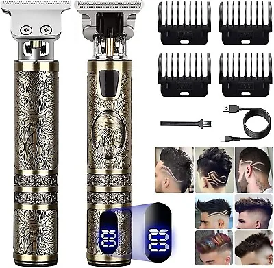 Professional Mens Hair Clippers Shaver Trimmers Machine Cordless Beard Electric • £13.99