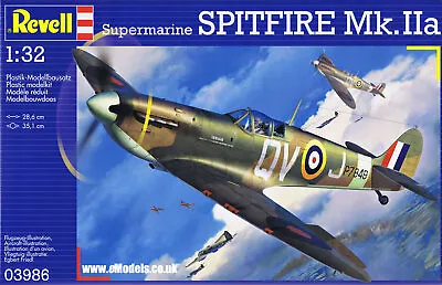 Revell 1/32 Supermarine Spitfire Mk.IIa # 03986 - Plastic Model Kit • £30.49
