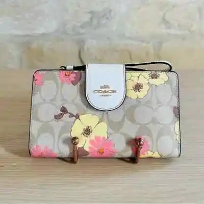 Coach Gallery Signature Floral Cluster Print Handbag/Wallet Option NWT Authentic • $199