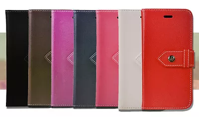 $7.99 • Buy For Samsung Galaxy S 5 6 Edge Plus Magnetic Flip Wallet Leather Stand Case Cover