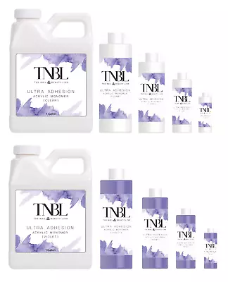 TNBL Acrylic Nail Liquid Monomer Ultra Adhesion ** Various Sizes ** • £6.50