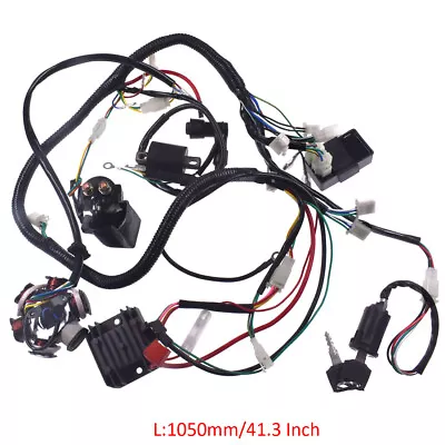 GY6 150cc ELECTRICS Stator Wire Harness Loom Magneto Coil CDI Rectifier Solenoid • $37.99