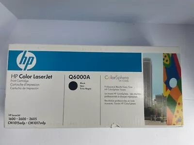 HP Q6000A LaserJet Toner Printer Cartridge  -  Black  -  Genuine New Sealed • $25