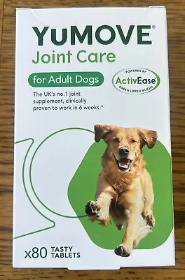 YuMOVE Joint Care For Adult Dogs 80 Tablets • £15.99