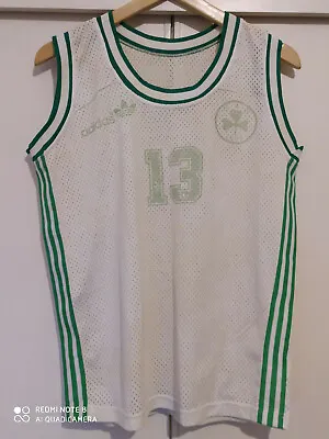 Panathinaikos Basketball Rare Vintage Adidas Originals Jacket Retro Jersey Shirt • £59.99