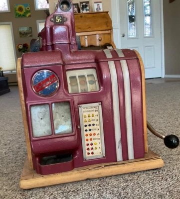 $699 • Buy Vintage Columbia 5 Cent Slot Machine Not Working