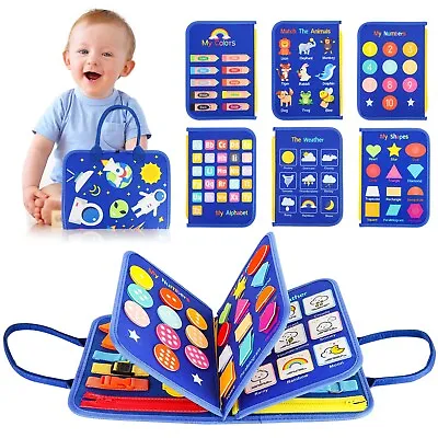 Toddler Busy Board Montessori Toys For 1 2 3 4 Year Old Girls/Boys Sensory Board • $22.98