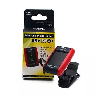 Clip-On Guitar Tuner LED Chromatic For Bass Digital Ukulele Display Violin UK • £8.99