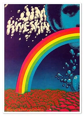 Jim Kweskin FD-95 Family Dog 1967 Concert Poster Rick Griffin Victor Moscoso • $59.44