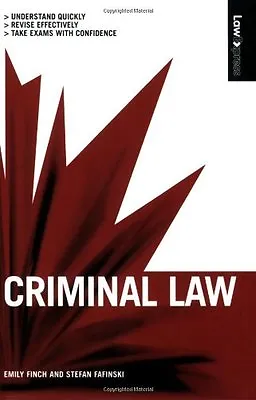 Criminal Law (Law Express) By Emily Finch Stefan Fafinski. 9781405823579 • £4.12