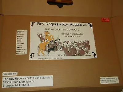 ROY ROGERS-ROY ROGERS Jr. DOUBLE R BAR RANCH WESTERN TOWN SET • $170.95