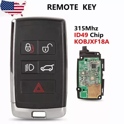 Replacement For Land Rover 2018-2022 315MHz Half Keyless Smart Key FOB KOBJXF18A • $28.08