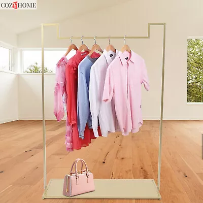 Metal Clothing Display Stand Clothes Bags Shoes Storage Rack Holder Freestanding • $48.46