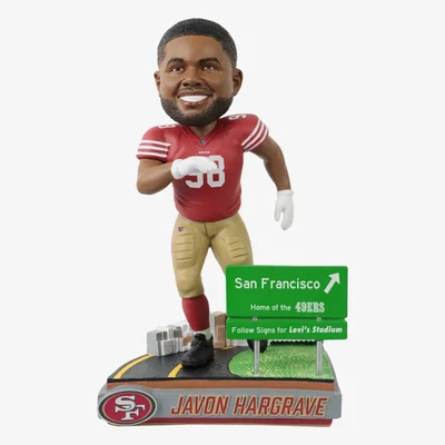$165 • Buy JAVON HARGRAVE San Francisco 49ers NFL  Next Stop  Series Bobblehead #/72 NIB!
