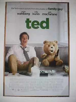 TED And TED 2 Original Rolled D/S 1-shts / Movie Posters [Mark Wahlberg] • $35