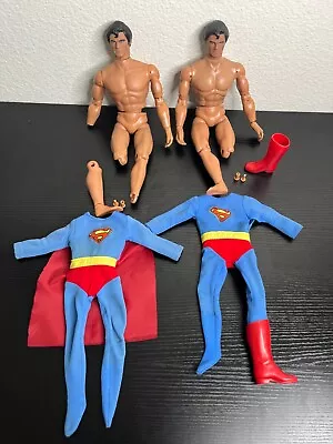 1978 MEGO 12  WGSH Superman Christopher Reeves Figure Parts Lot W/ Boots & Cape • $89.99