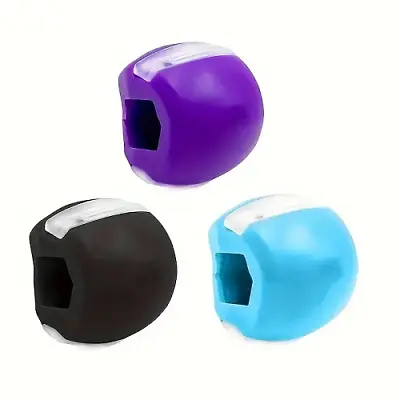 NEW 3PCS Jawline Exerciser Mouth Exercise Fitness Ball Neck Face Jaw Trainer • $8.75