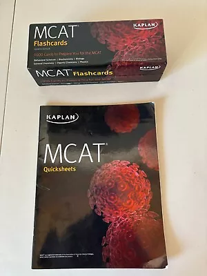 Kaplan MCAT 1000 Flashcards Fourth Edition And Kaplan MCAT Quicksheets • $15.99