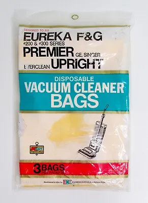 Eureka Type F & G Upright Vacuum Cleaner Bags | 3-Pack | FREE SHIP • $8.99