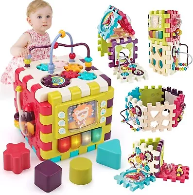 Baby Activity Toys 6-12 Months Activity Cube 1 Year Old Baby Toys For 1 • $65.95