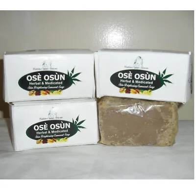£9.99 • Buy Camwood (ose Osun) Herbal Medicated Skin Brightening And Repair Body Face Soap 