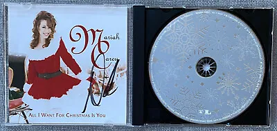 $150 • Buy Mariah Carey Signed All I Want For Christmas Is You CD Cover - Authentic